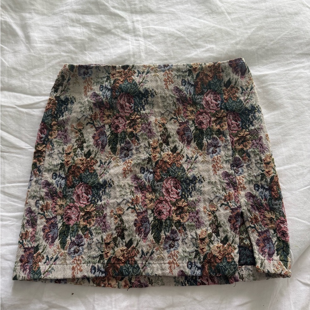 Wild Fable Floral Mini Skirt